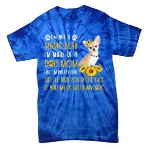 Sunflower Chihuahua Mom Mothers Day Dog Mom Gift Tie-Dye T-Shirt