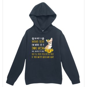 Sunflower Chihuahua Mom Mothers Day Dog Mom Gift Urban Pullover Hoodie