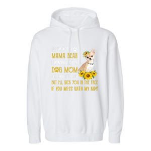 Sunflower Chihuahua Mom Mothers Day Dog Mom Gift Garment-Dyed Fleece Hoodie