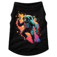 Space Chimp Monkey Astronaut Cosmonaut Cool Graphic Gift Doggie Tank