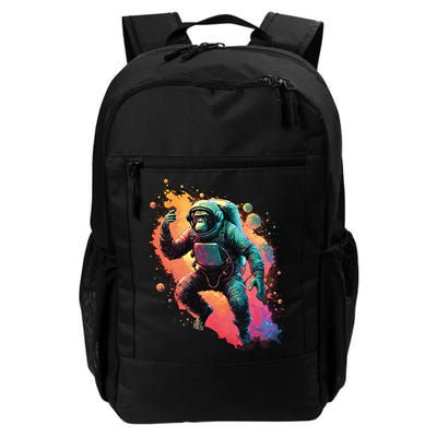 Space Chimp Monkey Astronaut Cosmonaut Cool Graphic Gift Backpack