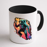 Space Chimp Monkey Astronaut Cosmonaut Cool Graphic Gift Mug