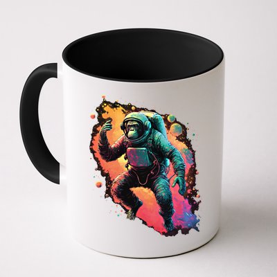 Space Chimp Monkey Astronaut Cosmonaut Cool Graphic Gift Mug