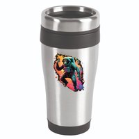 Space Chimp Monkey Astronaut Cosmonaut Cool Graphic Gift 16oz Travel Tumbler