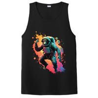 Space Chimp Monkey Astronaut Cosmonaut Cool Graphic Gift PosiCharge Competitor Tank