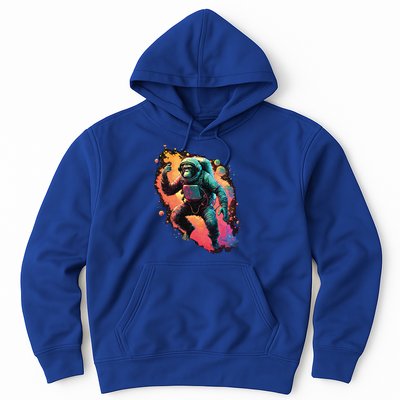 Space Chimp Monkey Astronaut Cosmonaut Cool Graphic Gift Hoodie