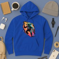 Space Chimp Monkey Astronaut Cosmonaut Cool Graphic Gift Hoodie