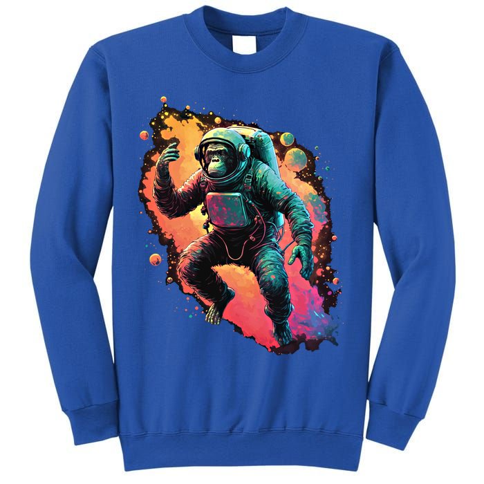 Space Chimp Monkey Astronaut Cosmonaut Cool Graphic Gift Sweatshirt
