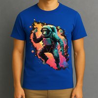 Space Chimp Monkey Astronaut Cosmonaut Cool Graphic Gift T-Shirt