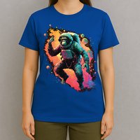 Space Chimp Monkey Astronaut Cosmonaut Cool Graphic Gift T-Shirt