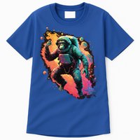Space Chimp Monkey Astronaut Cosmonaut Cool Graphic Gift Tall T-Shirt