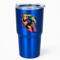 Space Chimp Monkey Astronaut Cosmonaut Cool Graphic Gift Tumbler
