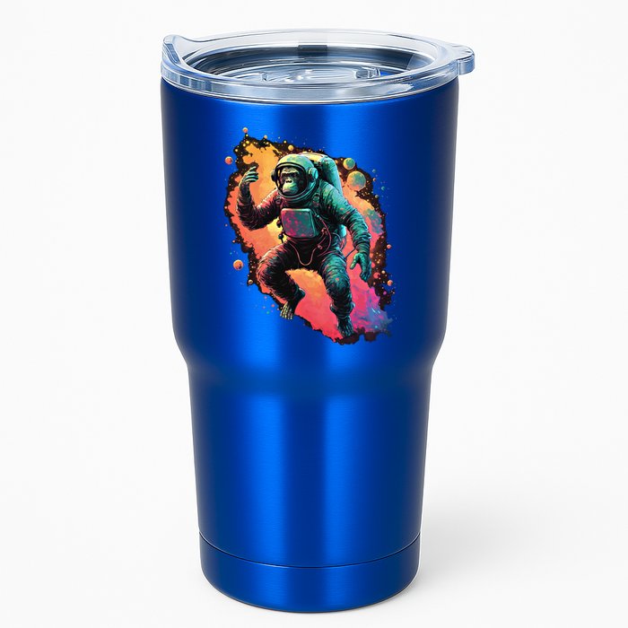 Space Chimp Monkey Astronaut Cosmonaut Cool Graphic Gift Tumbler