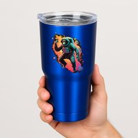 Space Chimp Monkey Astronaut Cosmonaut Cool Graphic Gift Tumbler
