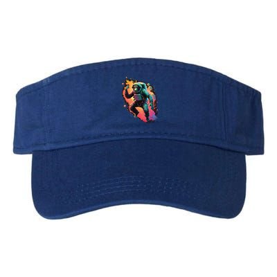 Space Chimp Monkey Astronaut Cosmonaut Cool Graphic Gift Visor