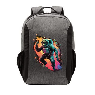 Space Chimp Monkey Astronaut Cosmonaut Cool Graphic Gift Vector Backpack