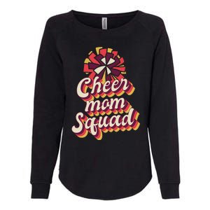 S Cheer Mom Squad Gift Pom Pom Retro Cheerleader Funny Gift Womens California Wash Sweatshirt