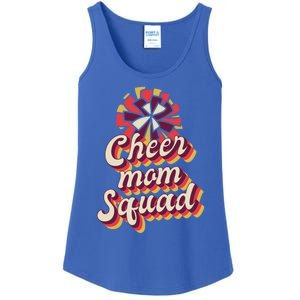 S Cheer Mom Squad Gift Pom Pom Retro Cheerleader Funny Gift Ladies Essential Tank