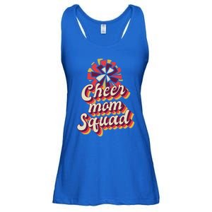 S Cheer Mom Squad Gift Pom Pom Retro Cheerleader Funny Gift Ladies Essential Flowy Tank