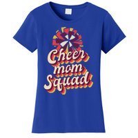 S Cheer Mom Squad Gift Pom Pom Retro Cheerleader Funny Gift Women's T-Shirt