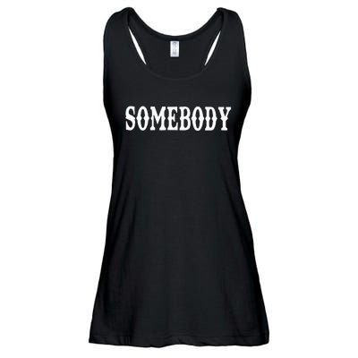 Somebody Couples Matching Somebodys Problem Ladies Essential Flowy Tank