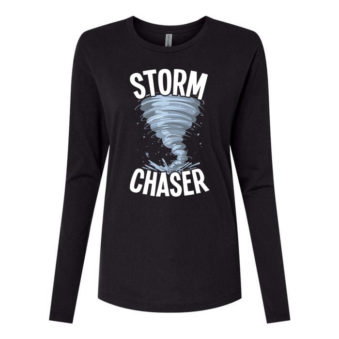 Storm Chaser Meteorologists Meteorology Womens Cotton Relaxed Long Sleeve T-Shirt