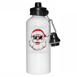 Santa Claus Merry Christmas Aluminum Water Bottle