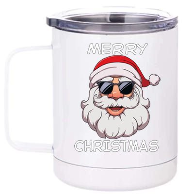 Santa Claus Merry Christmas 12 oz Stainless Steel Tumbler Cup