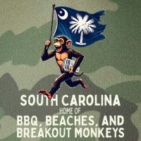 South Carolina Monkey Escape Legacy Tie Dye Trucker Hat