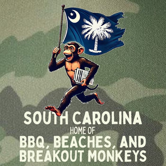 South Carolina Monkey Escape Legacy Tie Dye Trucker Hat