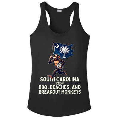 South Carolina Monkey Escape Ladies PosiCharge Competitor Racerback Tank