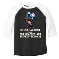 South Carolina Monkey Escape Toddler Fine Jersey T-Shirt