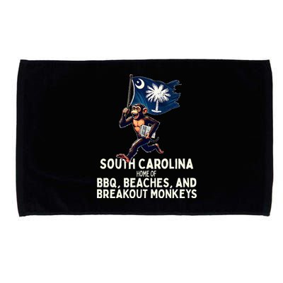 South Carolina Monkey Escape Microfiber Hand Towel