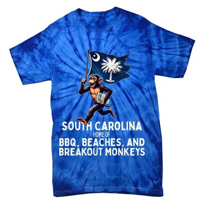 South Carolina Monkey Escape Tie-Dye T-Shirt