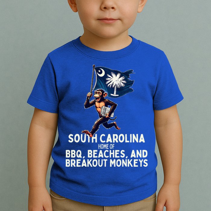 South Carolina Monkey Escape Toddler T-Shirt
