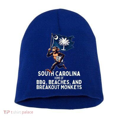 South Carolina Monkey Escape Short Acrylic Beanie