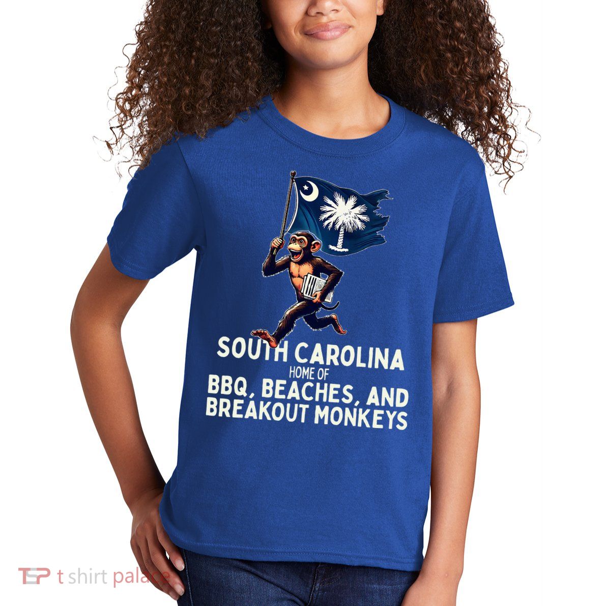 South Carolina Monkey Escape Kids T-Shirt