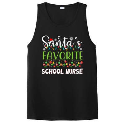 Santa Claus Merry Christmas Santas Favorite School Nurse Gift PosiCharge Competitor Tank