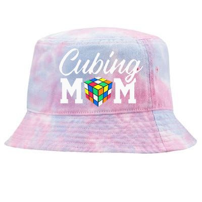 Speed Cube Mom Cuber Puzzle Cubing Mother Tie-Dyed Bucket Hat