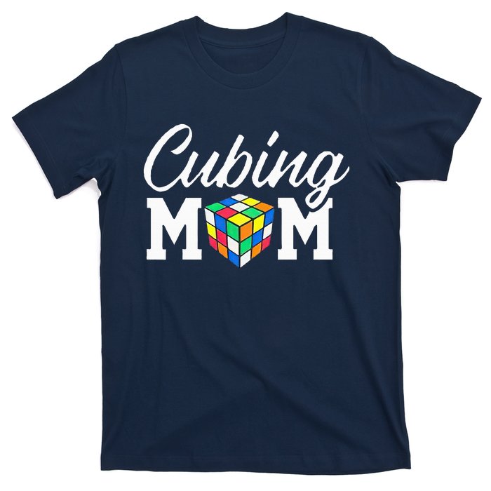 Speed Cube Mom Cuber Puzzle Cubing Mother T-Shirt