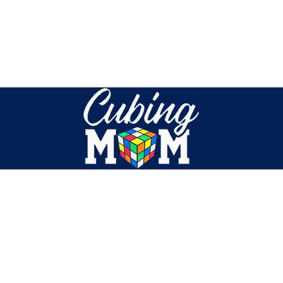 Speed Cube Mom Cuber Puzzle Cubing Mother Bumper Sticker