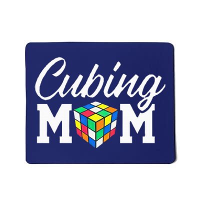 Speed Cube Mom Cuber Puzzle Cubing Mother Mousepad