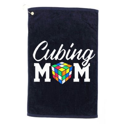 Speed Cube Mom Cuber Puzzle Cubing Mother Platinum Collection Golf Towel