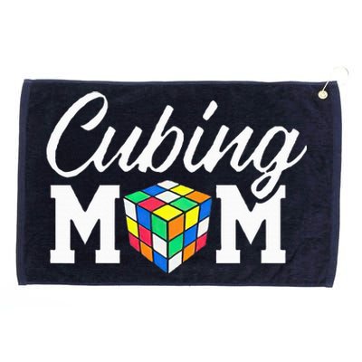 Speed Cube Mom Cuber Puzzle Cubing Mother Grommeted Golf Towel