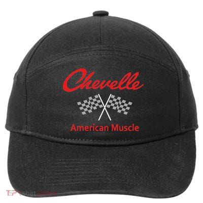 Ss Classic Muscle Cars 7-Panel Snapback Hat