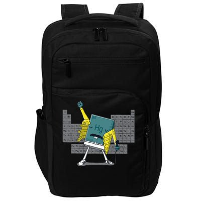 Science Chemistry Mercury Rock Meme Queen Lol Parody Freddie Impact Tech Backpack