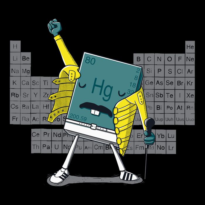 Science Chemistry Mercury Rock Meme Queen Lol Parody Freddie Backpack