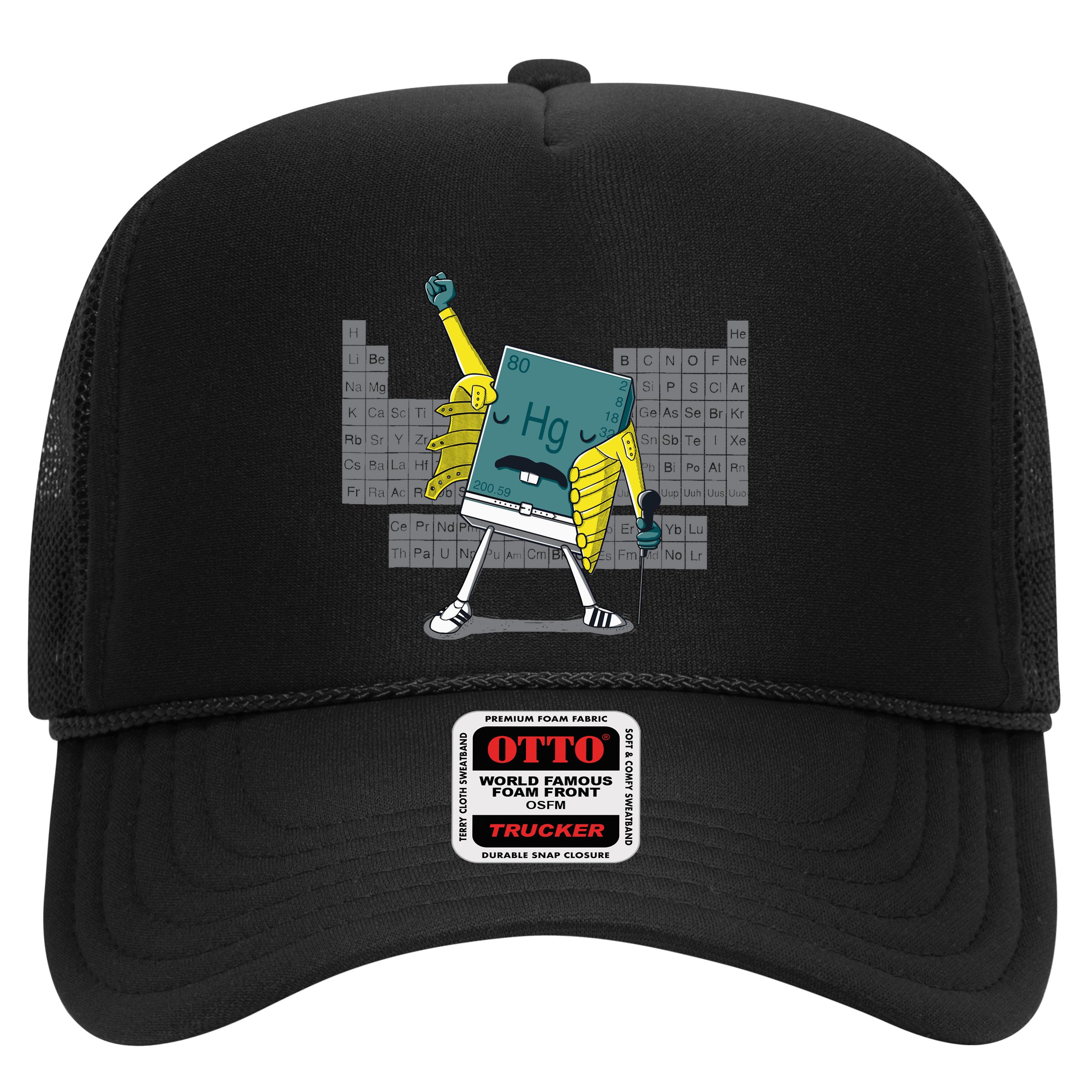 Science Chemistry Mercury Rock Meme Queen Lol Parody Freddie Hat
