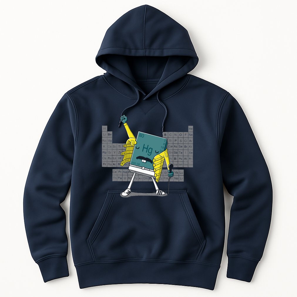 Science Chemistry Mercury Rock Meme Queen Lol Parody Freddie Hoodie