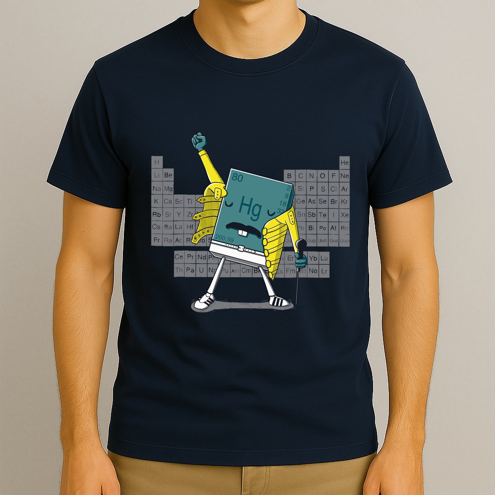 Science Chemistry Mercury Rock Meme Queen Lol Parody Freddie T-Shirt